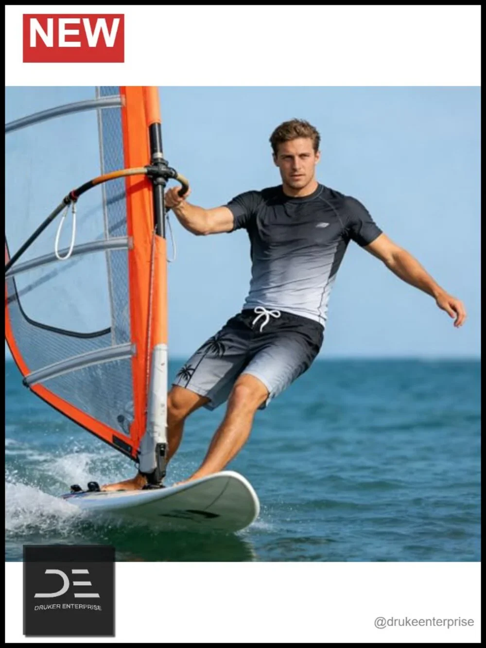 Men's Swim Trunks with Compression Liner 9